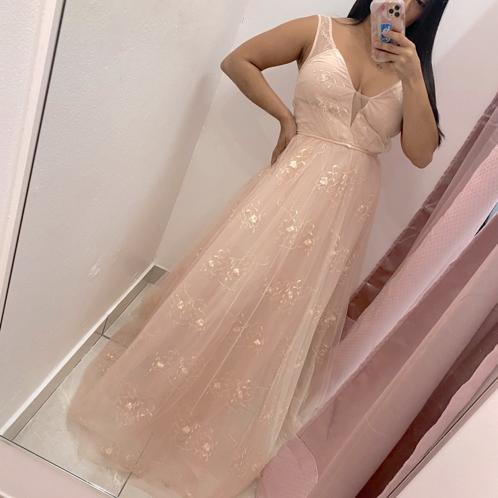 Light pink gown